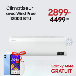 Climatiseurs Samsung avec Wind-Free, 12000 BTU